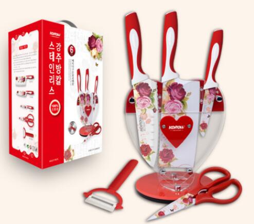 科耐尔6件套烤花套刀KN-0174CK+正大海尔披肩按摩器HR-BJ06Q